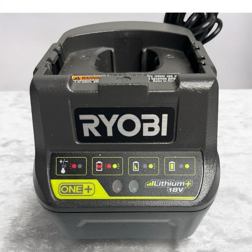 Ryobi P118B 18V ONE+ Lithium Battery Charger Base AC Power Adapter Black